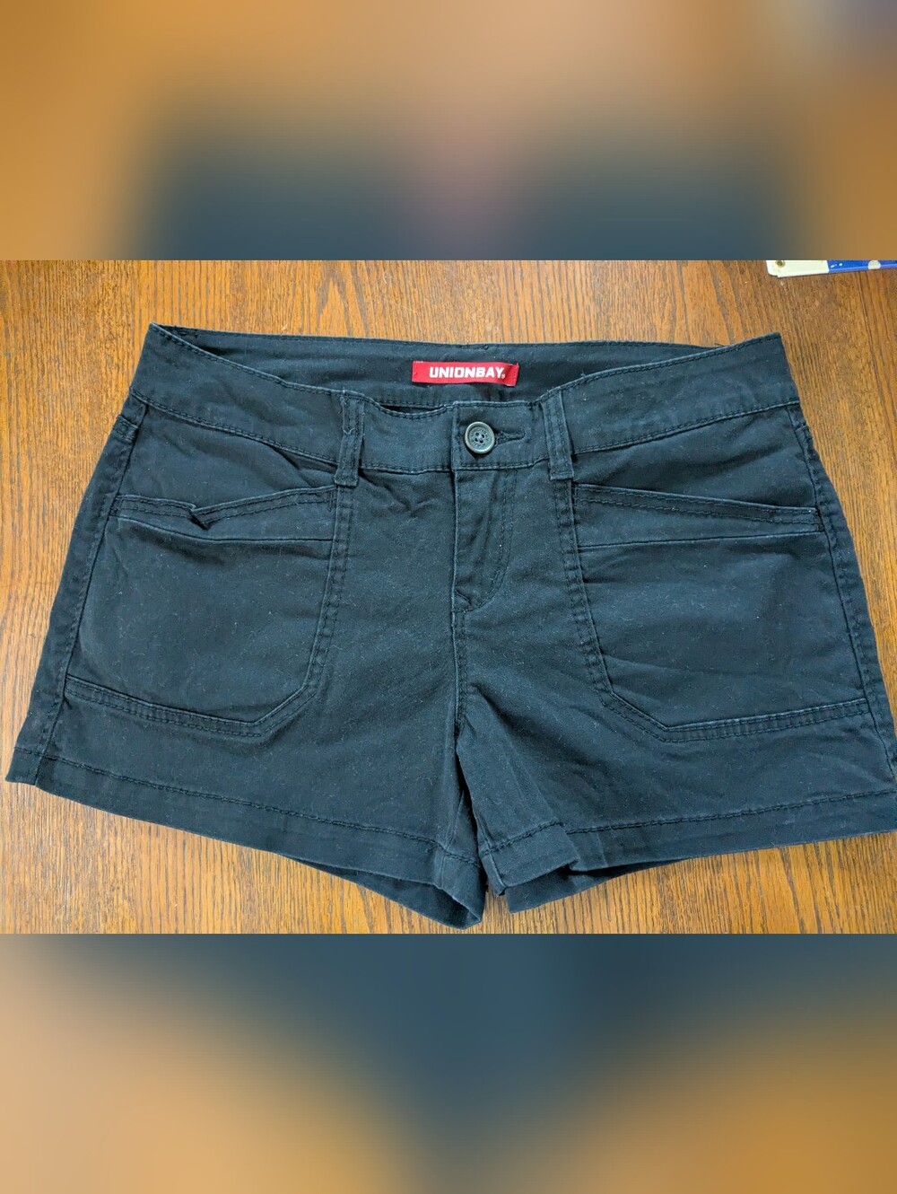 UNIONBAY Black Women's Denim-Style Shorts